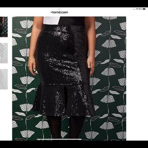 A beautiful sequin Tulip Skirt